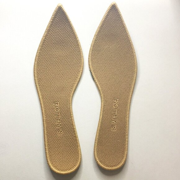 ROTHY'S "The Point II" Camel Captoe Knit Fabric Slip On Ballet Flats 🌷 NEW!! - Picture 13 of 16